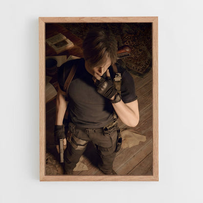 ap-leon kennedy-3 cadre Bois clair