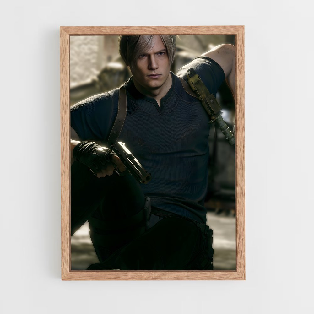 ap-leon kennedy-7 cadre Bois clair