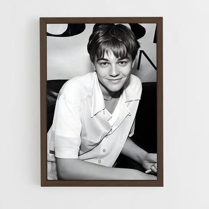 ap-leonardo dicaprio-11 cadre Bois foncé