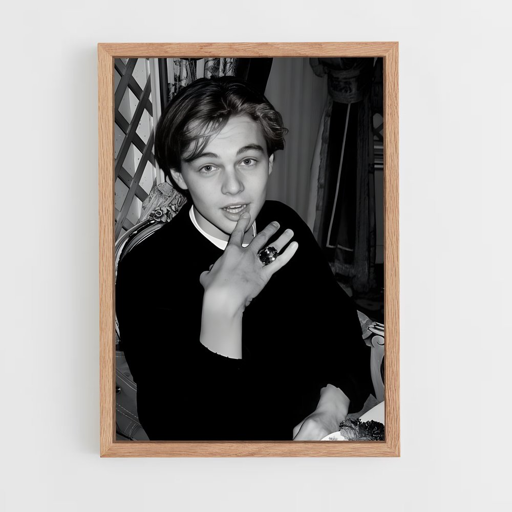 ap-leonardo dicaprio-4 cadre Bois clair