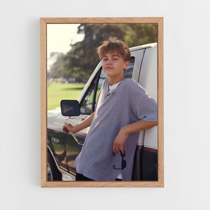 ap-leonardo dicaprio-6 cadre Bois clair