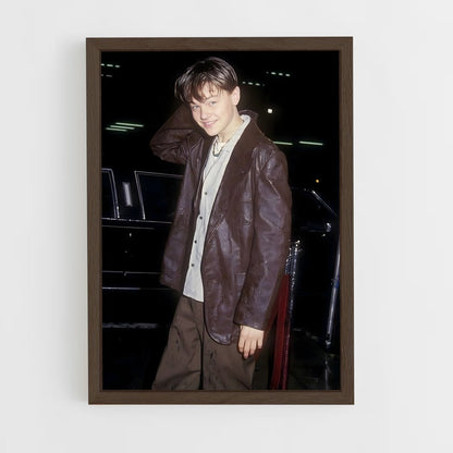 ap-leonardo dicaprio-9 cadre Bois foncé