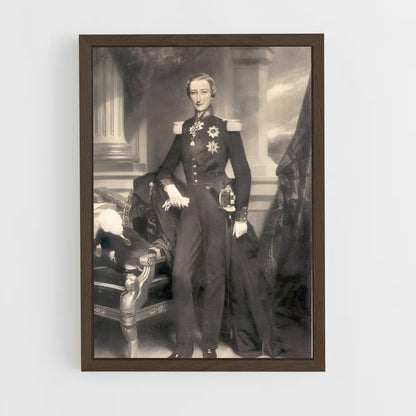 ap-leopold ii-3 cadre Bois foncé