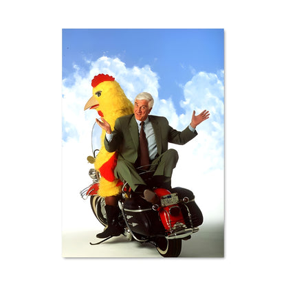 Poster Motard et Volaille