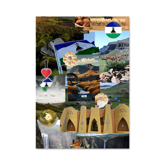 Poster Collage Lesotho