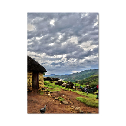 Poster Hutte Traditionnelle