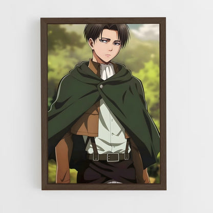 ap-levi ackerman-1 cadre Bois foncé