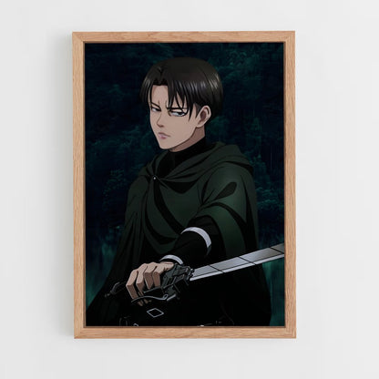 ap-levi ackerman-10 cadre Bois clair