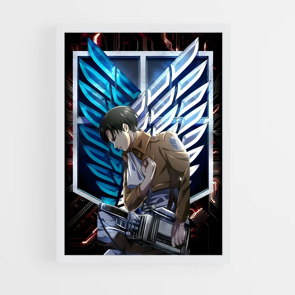 ap-levi ackerman-11 cadre Blanc