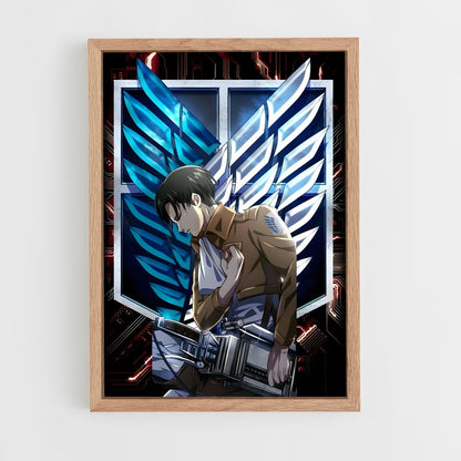 ap-levi ackerman-11 cadre Bois clair