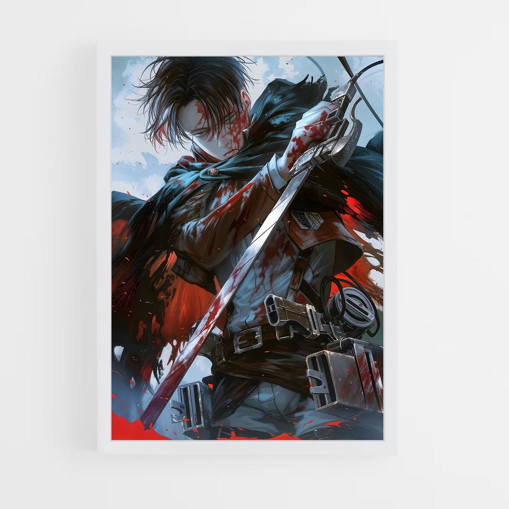 ap-levi ackerman-13 cadre Blanc