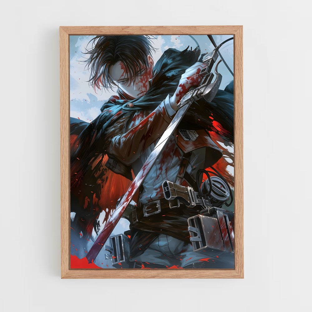 ap-levi ackerman-13 cadre Bois clair