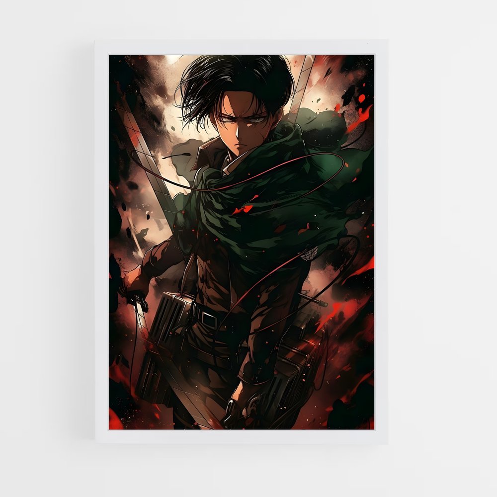 ap-levi ackerman-8 cadre Blanc