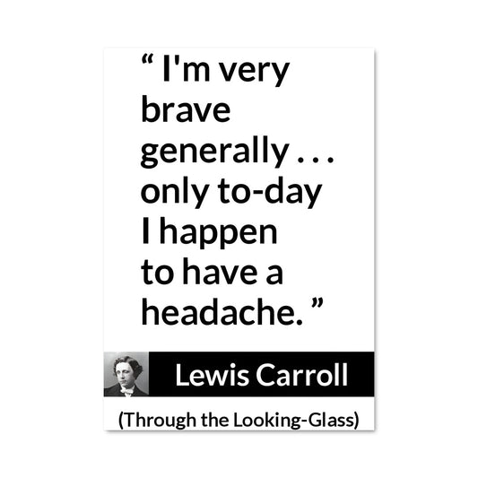 Poster Lewis carroll 13003