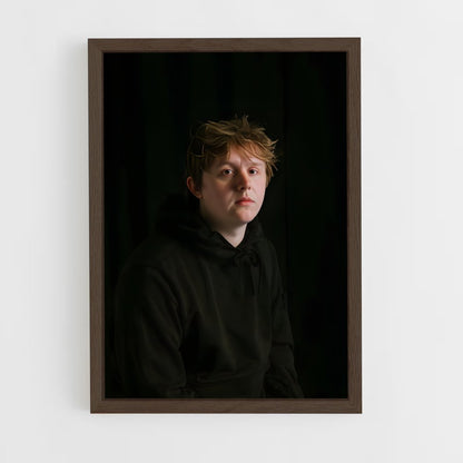 ap-lewis capaldi-5 cadre Bois foncé