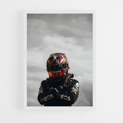 ap-lewis hamilton-1 cadre Blanc