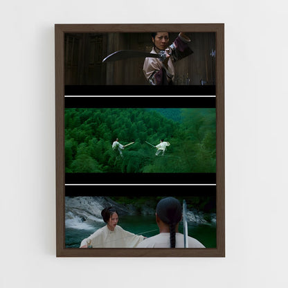 ap-li mu bai-3 cadre Bois foncé