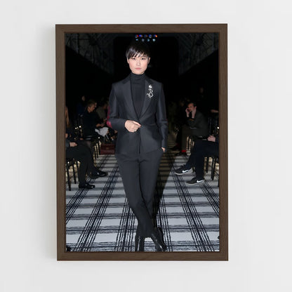 ap-li yuchun-5 cadre Bois foncé