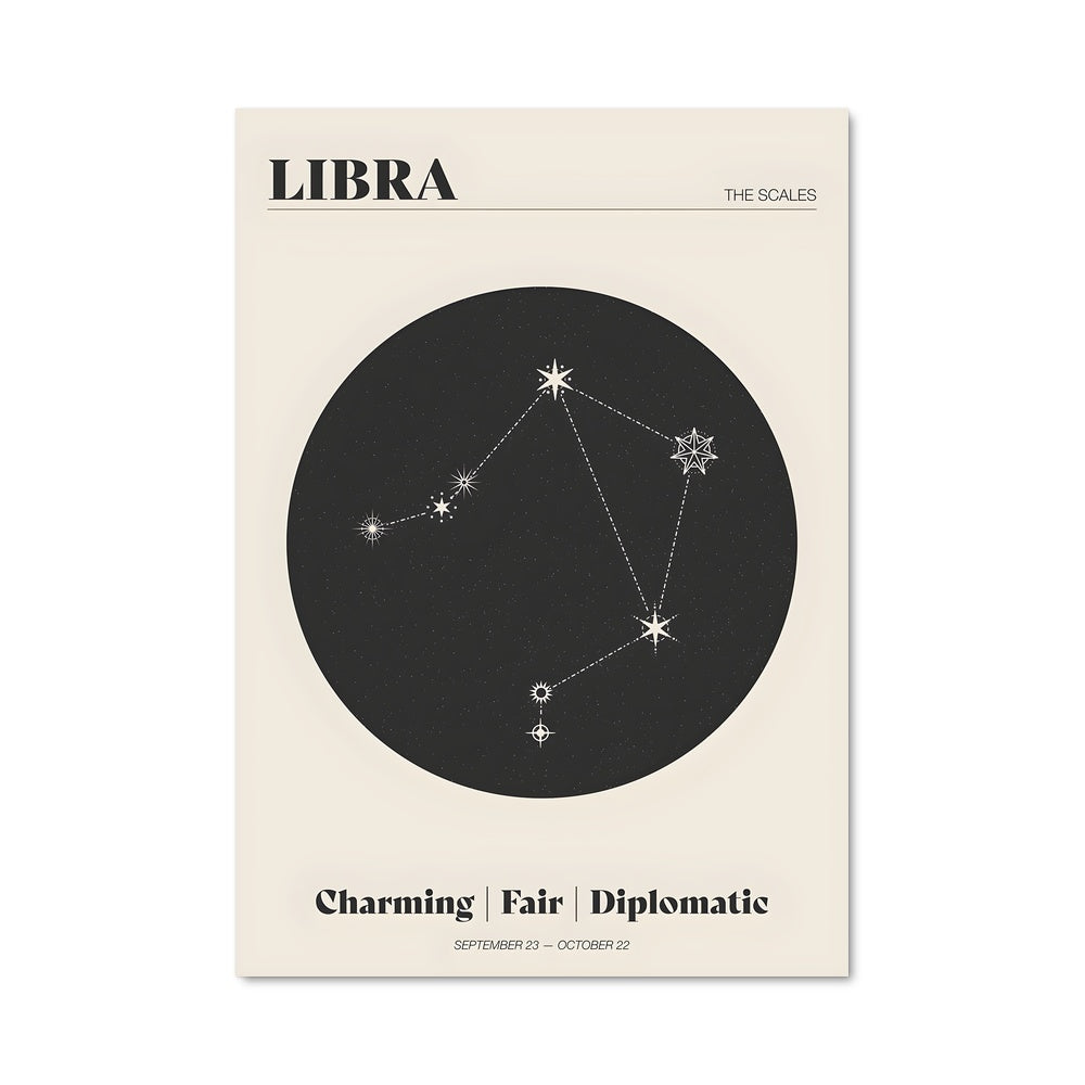 Poster Étoiles de la Balance