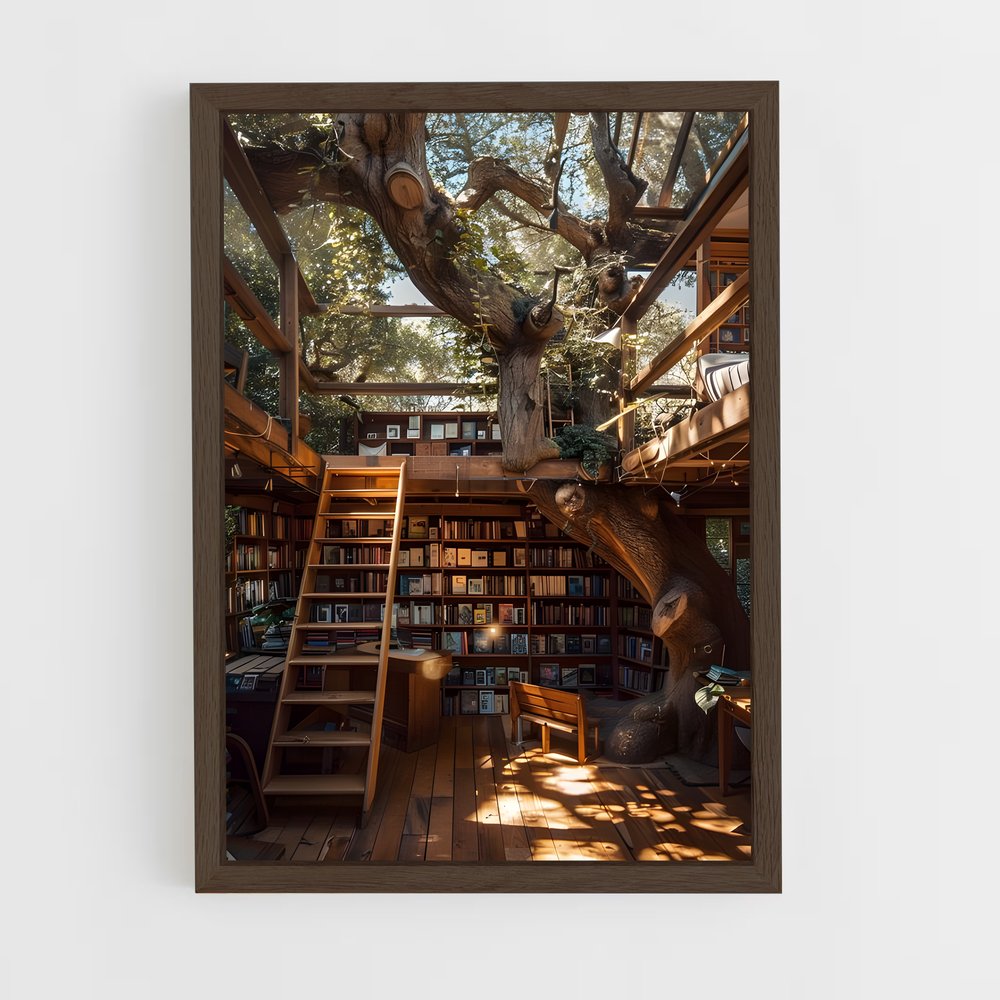 ap-library-16 cadre Bois foncé