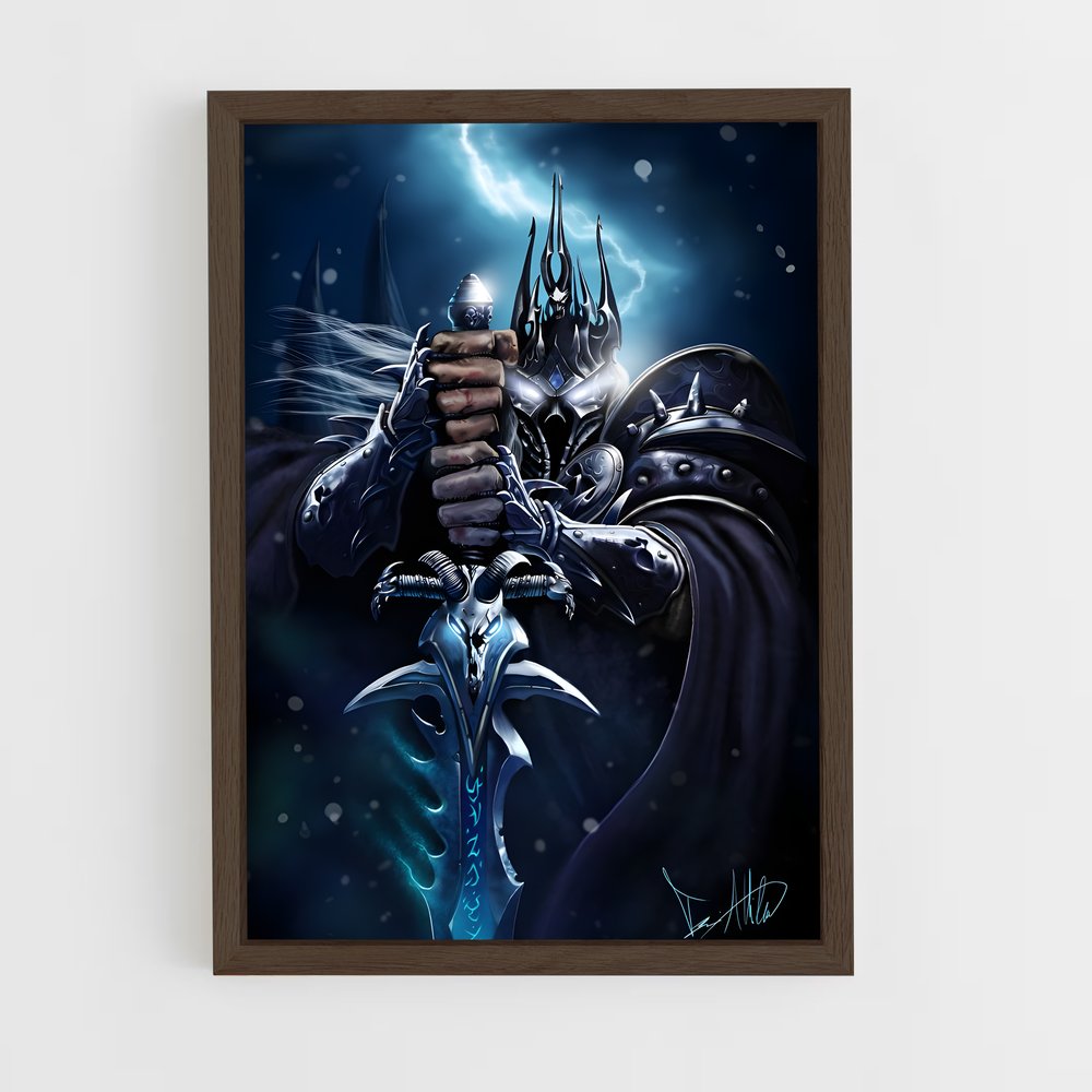 ap-lich king-4 cadre Bois foncé