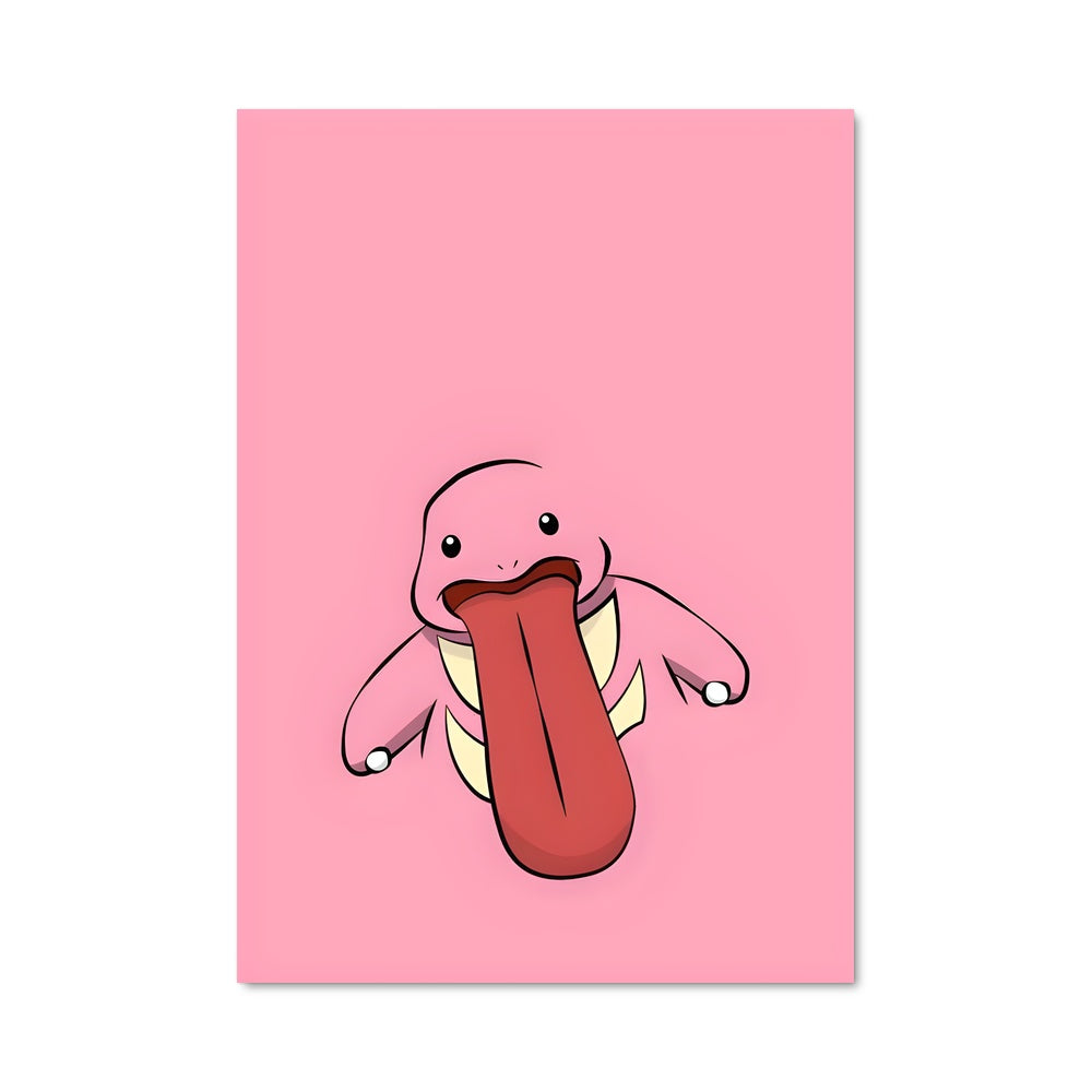 Poster Lickitung en Folie