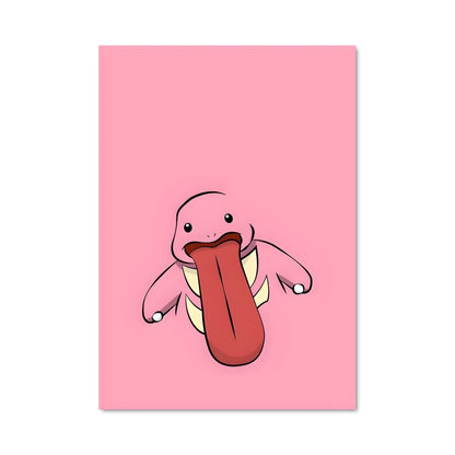 Poster Lickitung en Folie