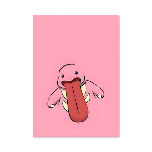 Poster Lickitung en Folie