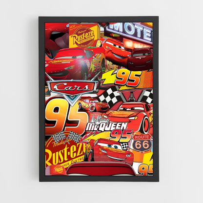 ap-lightning mcqueen cars-6 cadre Noir
