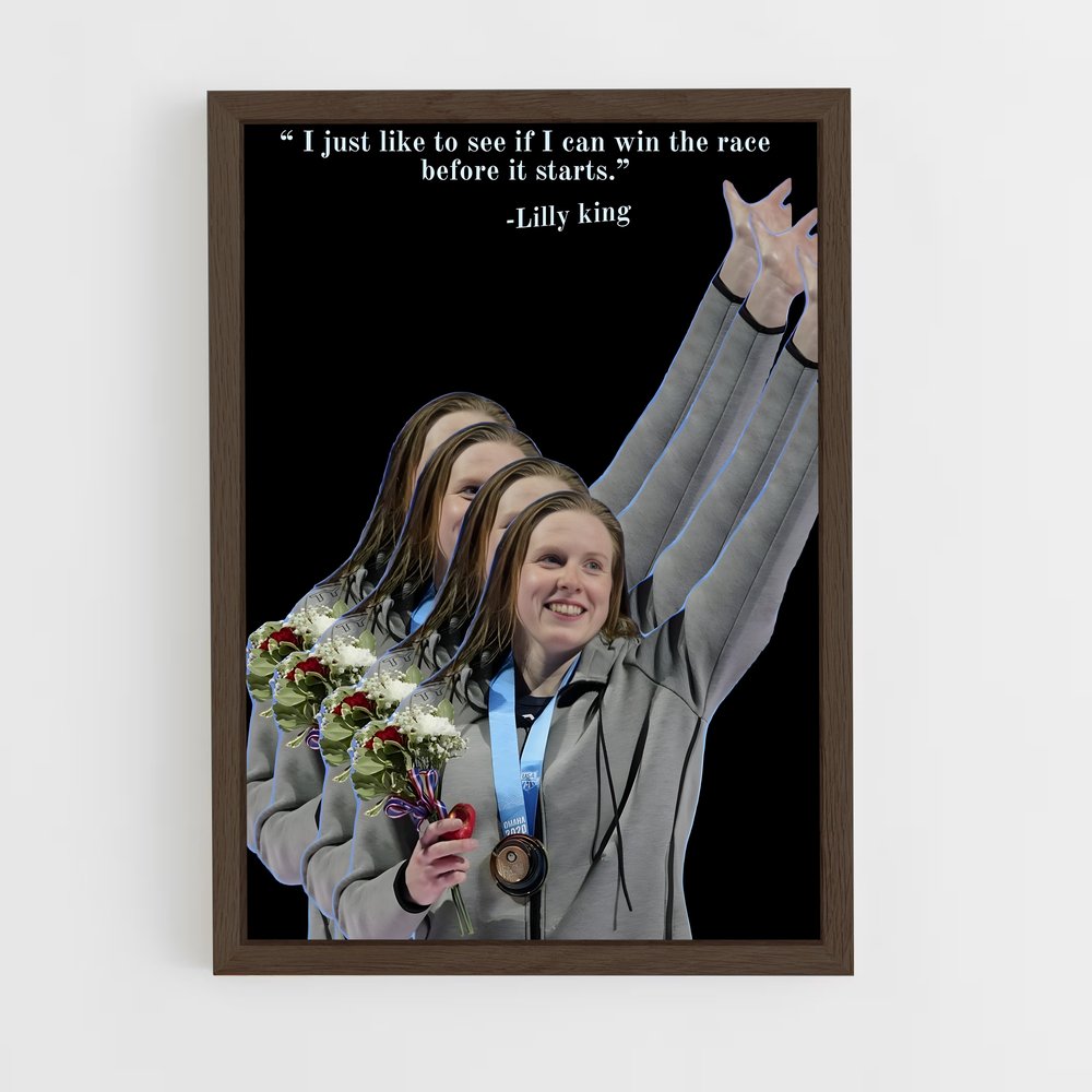 ap-lilly king-1 cadre Bois foncé
