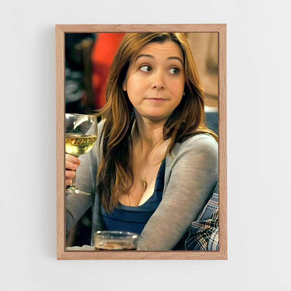 ap-lily aldrin-2 cadre Bois clair
