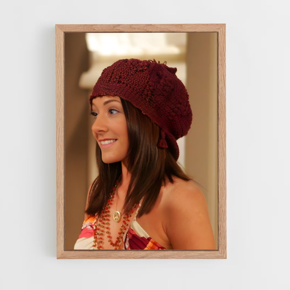 ap-lily aldrin-4 cadre Bois clair