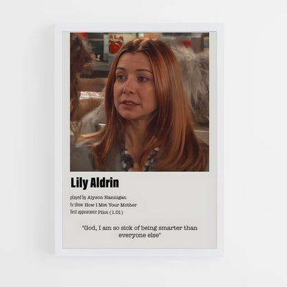 ap-lily aldrin-5 cadre Blanc