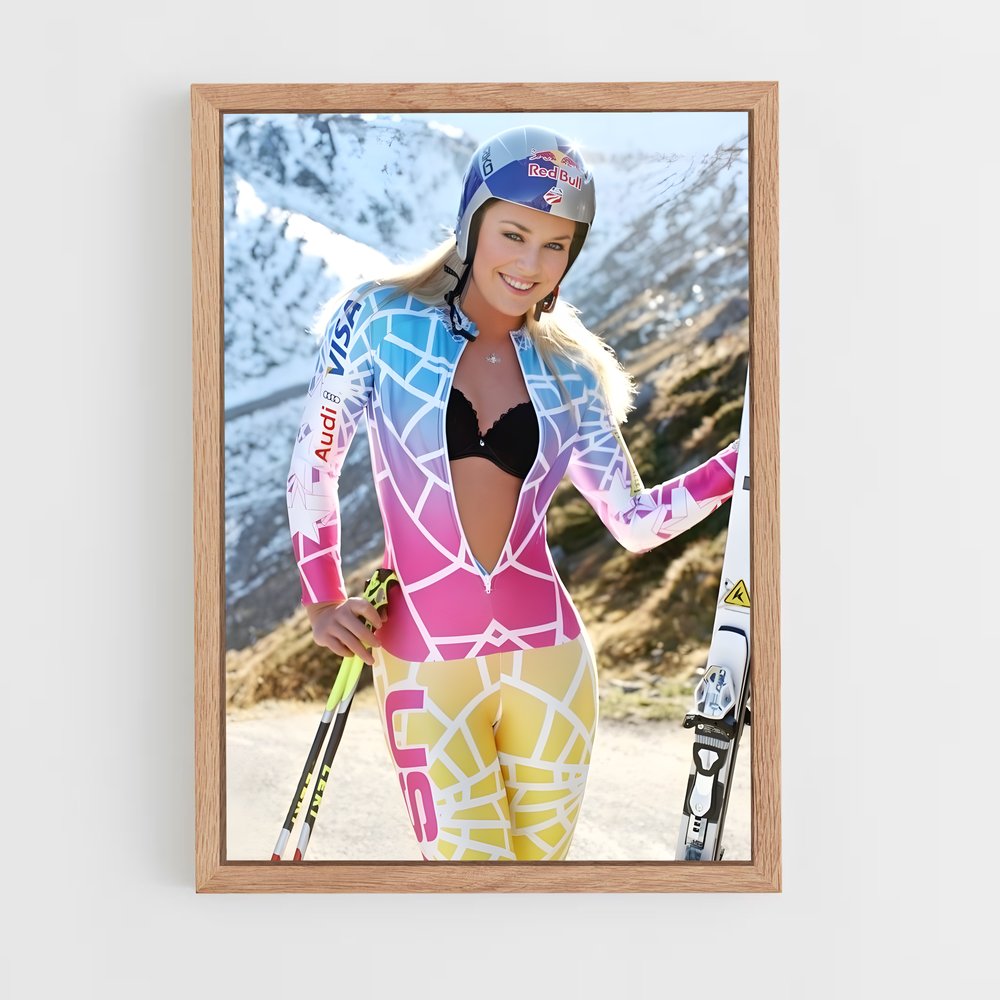 ap-lindsey vonn-2 cadre Bois clair