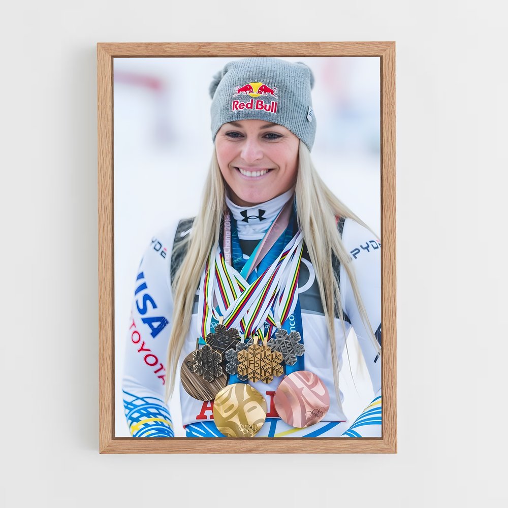 ap-lindsey vonn-3 cadre Bois clair