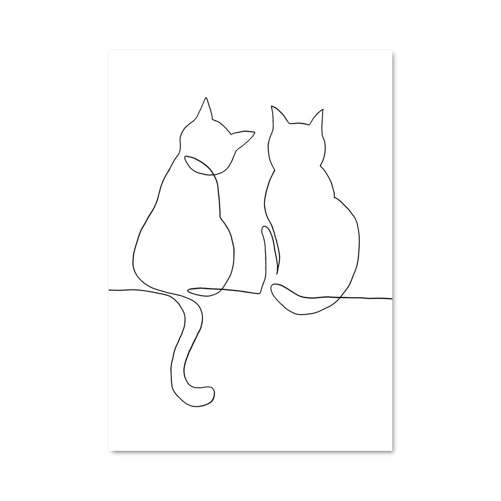 Poster Chats en Duo