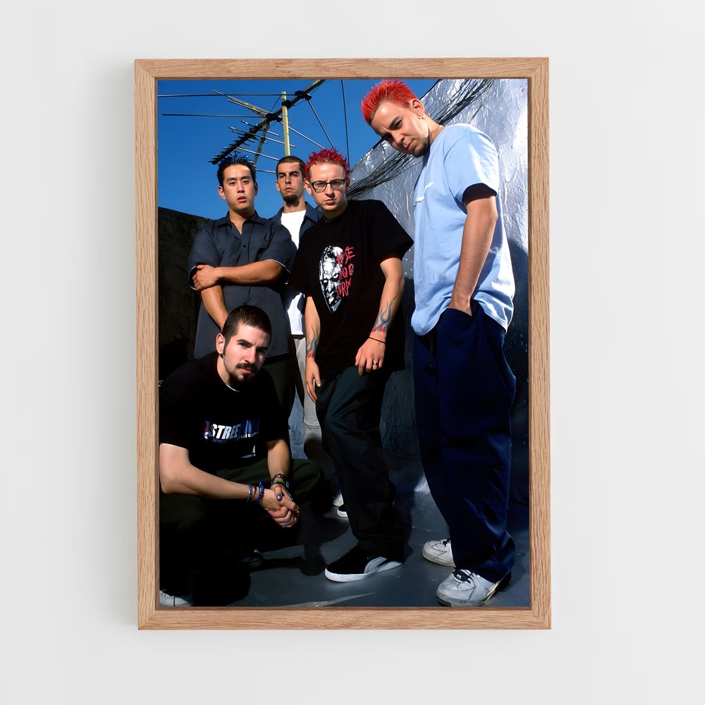 ap-linkin park-2 cadre Bois clair