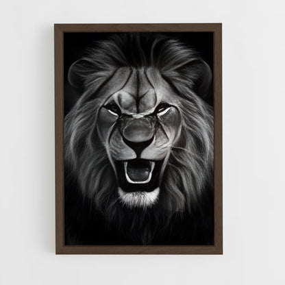 ap-lion-8 cadre Bois foncé
