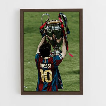 ap-lionel messi-5 cadre Bois foncé