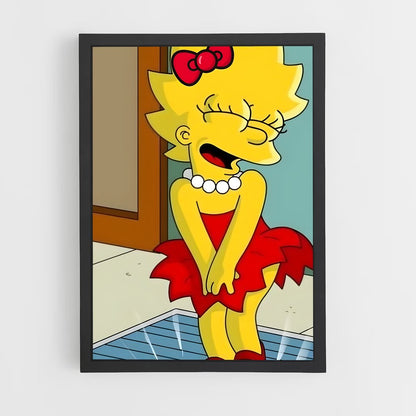 ap-lisa simpson-3 cadre Noir