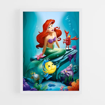 ap-little mermaid-4 cadre Blanc