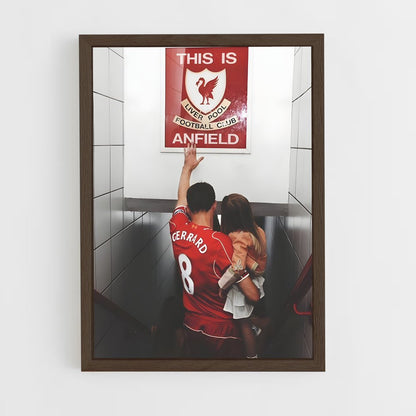 ap-liverpool fc-8 cadre Bois foncé