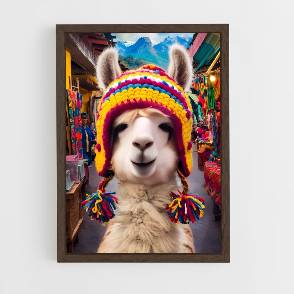 ap-llama-9 cadre Bois foncé