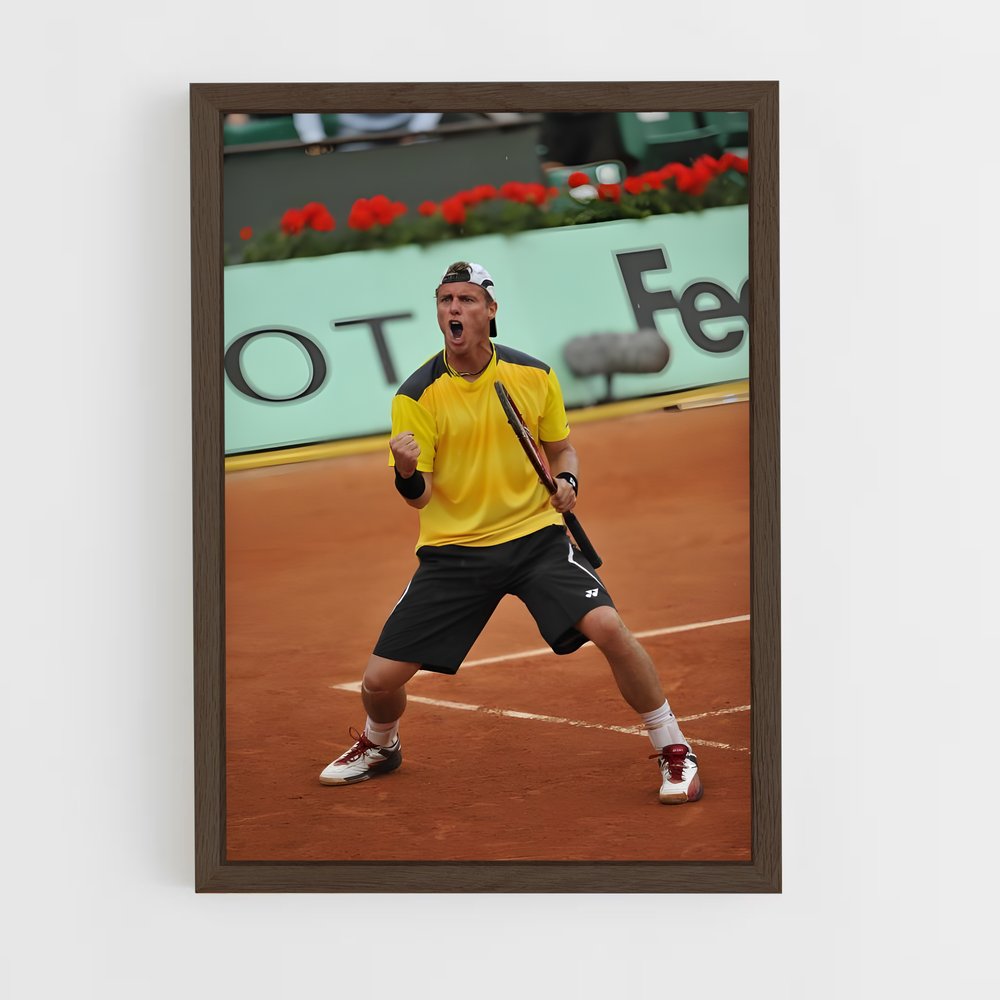 ap-lleyton hewitt-1 cadre Bois foncé