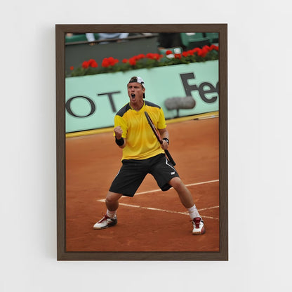 ap-lleyton hewitt-1 cadre Bois foncé