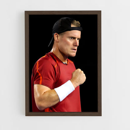 ap-lleyton hewitt-4 cadre Bois foncé