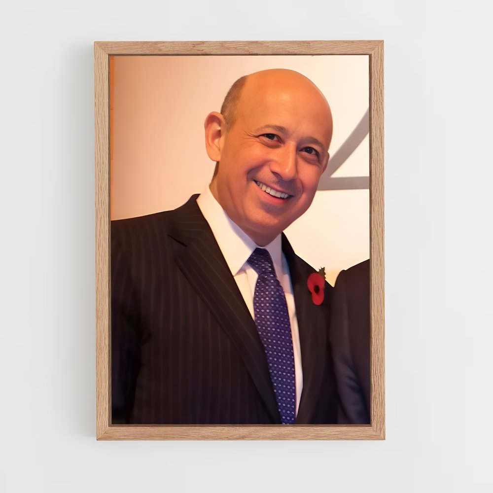 ap-lloyd blankfein-1 cadre Bois clair