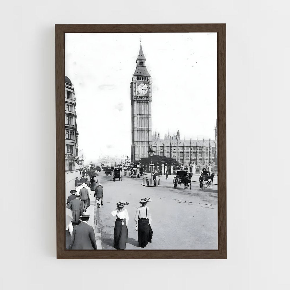 ap-london 1908-2 cadre Bois foncé