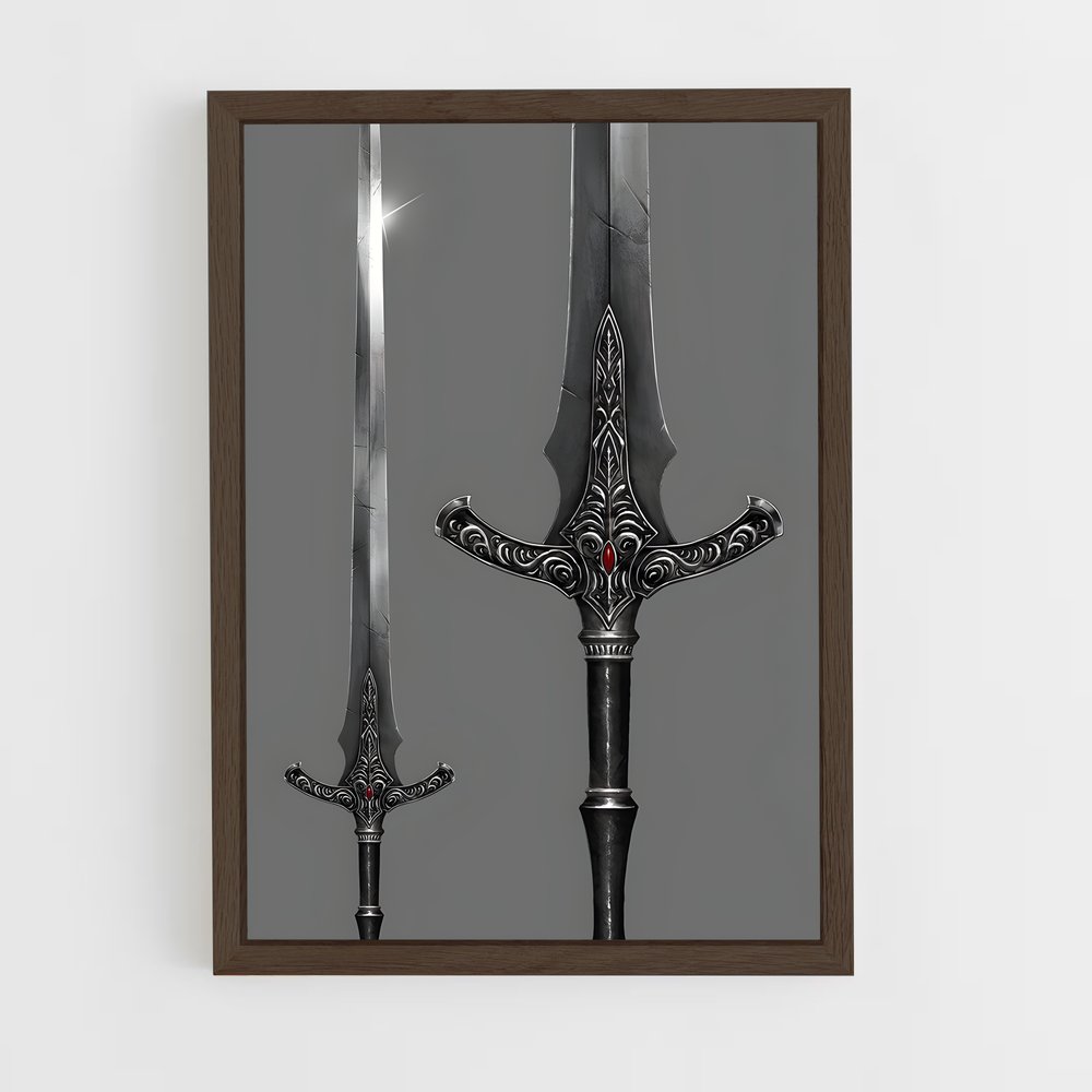 ap-longsword-9 cadre Bois foncé