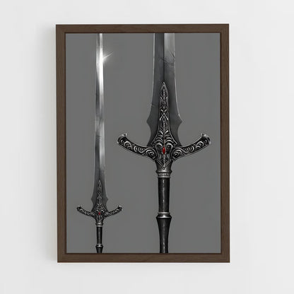 ap-longsword-9 cadre Bois foncé